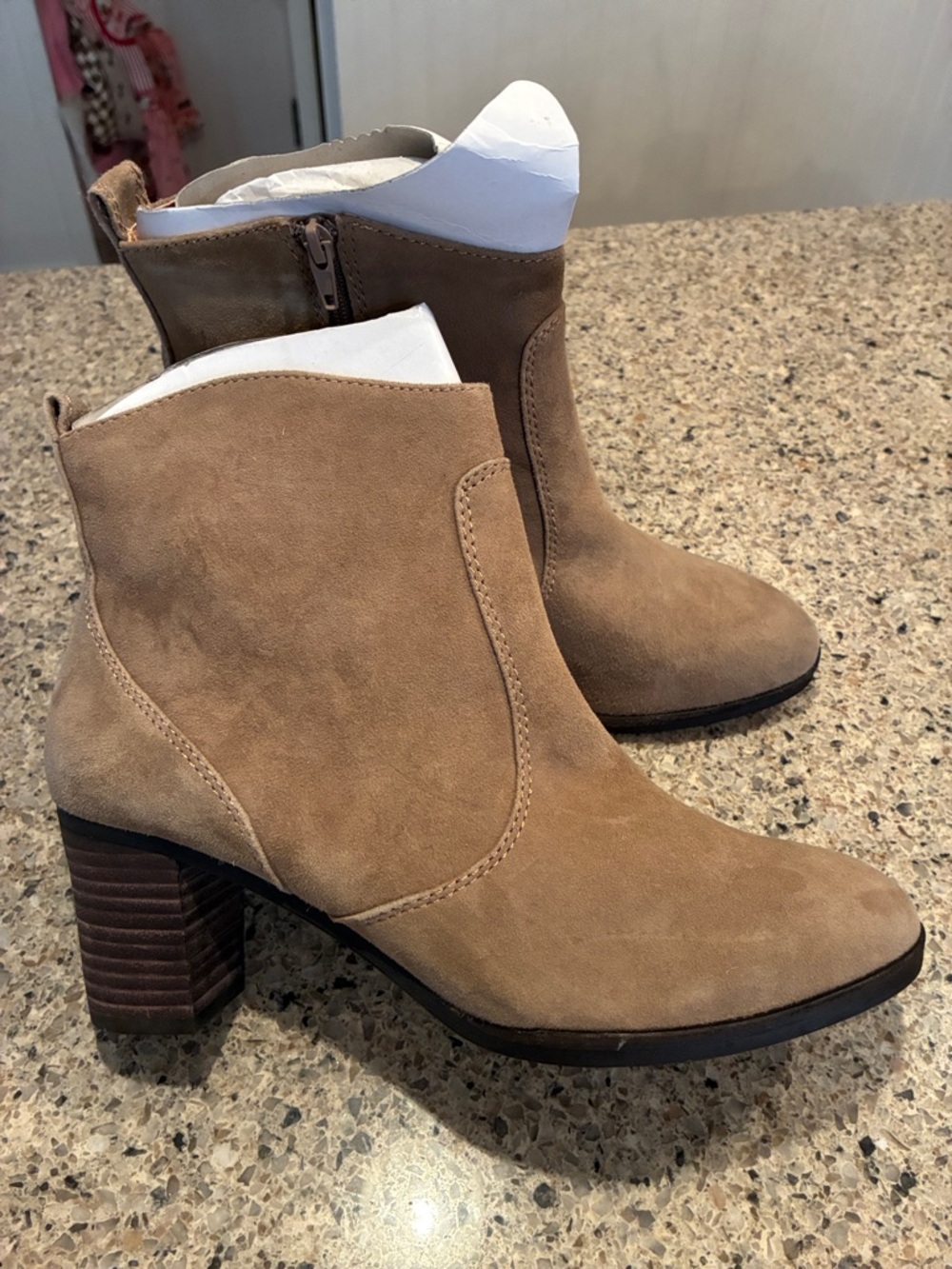 Women’s 9 JCrew Tan Suede Aggie Boot NWOT
